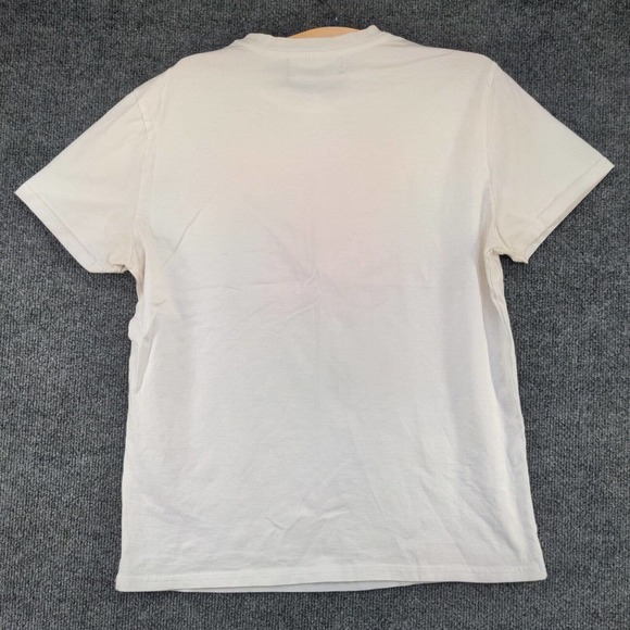 GFTD Los Angeles Mens Anarchy Grim Reaper Graphic T-Shirt White M Rhinestone - Picture 7 of 16